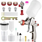 Rrj Lvlp Air Spray Gun R500 Premium Kit 1.3/1.5/1.7MM Nozzle 600ML Plastic Cup New. Price: $88.49.