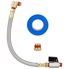 Hromee Extended Tank Drain Assembly Kit With 10 Inch Braided Steel Hose 1/4 I... New. Price: $19.84.