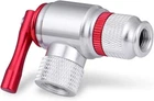 CO2 Bike Tire Inflator, Quick & Easy Presta And Schrader Valve Red, Silver New. Price: $30.03.