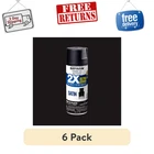 Rust-oleum American Accents 2X Ultra Cover Satin Spray Paint, Canyon Black, 6 Pk New. Price: $29.99.
