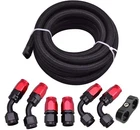 Fuel Line Hose 10AN AN10 Fitting Kit Braided Nylon Stainless Steel Oil Gas 10FT New. Price: $50.99.