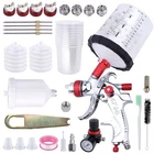 Zeinlenx Hvlp Spray Gun With 10PCS 600ML Disposable Paint Cups, Red New. Price: $76.88.