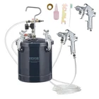 Vevor Paint Pressure Pot Tank 10L/2.5GAL 1.5MM+4.0MM Nozzles Dual Spraygun New. Price: $92.99.