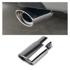 Stainless Steel Car Exhaust Tip, 2.5" Inlet 3.3" Outlet Adjustable Silver New. Price: $11.06.