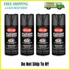 4 Pack Krylon Fusion All-in-one Spray Paint Gloss Black 12 Oz K02702007 New. Price: $24.76.