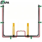 For Atv & Utv Sprayer Boom 6 Nozzle 122" Folding Adjustable Kit New. Price: $147.01.
