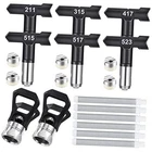 14 Pieces Tips Airless Paint Sprayer With Gun New. Price: $38.37.