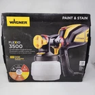 Wagner Flexio 3500 Variable-speed Handheld Hvlp Paint Sprayer To & Stain Used. Price: $89.99.