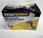 Central Pneumatic 20 Oz. Cup Hvlp Gravity-feed Spray Gun W/regulator Open. Price: $18.00.
