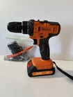 20V Cordless Drill Driver Kitesder Lithium Battery. Bits And Charger. Works Used. Price: $19.99.