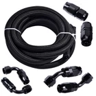 -10AN Fitting Stainless Steel Nylon Braided Oil Fuel Hose Line 10FEET New. Price: $39.99.