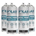 Polar Gloss Black Direct Rust Spray Paint 4X 13.5OZ Protect & Stop New. Price: $76.13.
