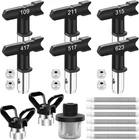 Coitak 15 Pieces Airless Paint Sprayer Tips Set, 6 Reversible Nozzle New. Price: $34.81.