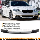 For 11-16 Bmw F10 5 Series Sport Bumper Gloss Black Front Lip Spoiler Splitter New. Price: $142.99.