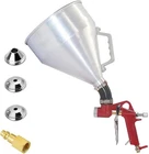 Joywayus Air Hopper Spray Gun With 1.58 Gallon (6 L)-elbow, Silver New. Price: $60.34.