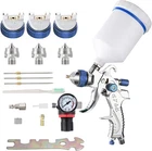 Endozer Professional Hvlp Spray Gun Set Gravity Feed Air With 1.4, 1.7 New. Price: $54.85.