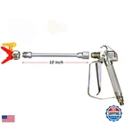 Jolino Airless Paint Spray Gunhigh Pressure 3600 Psi 517 Tip Swivel Joint 10 New. Price: $46.38.