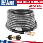 Yamatic 1/4" High Pressure Washer Hose 4200 Psi Rubber For Hot Water New. Price: $119.99.