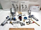 Set - Mastergrip Hvlp Gravity Feed Spray Gun & Cup Model 481502 W/ Accessories Used. Price: $124.10.