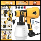 1000W Electric Hvlp Paint Sprayer Gun, Adjustable Nozzle, 4 Tips, Easy Clean For New. Price: $111.59.