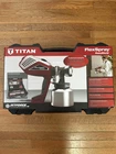 Titan 0524093 Flexspray Handheld Airless Paint Sprayer New Box. Price: $199.99.