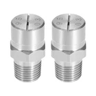 Uxcell Flat Fan Spray Tip - 1/8BSPT Male Thread 304 Stainless Steel Nozzle 95 New. Price: $13.74.