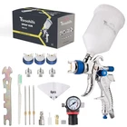 Throohills Professional Hvlp Spray Gun, 1.4/1.7/2.0MM X-2008-1.4 Set-blue New. Price: $46.99.