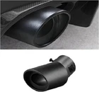 Stainless Steel Car Exhaust Tip, 2.5" Inlet 3.3" Outlet Black Bending New. Price: $12.94.