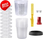 20OZ Hvlp Paint Mixing Kit 10 Cups Lids - Us New. Price: $40.79.