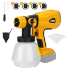 Dteztech Cordless Paint Sprayer For Dewalt 20V Max Battery 200W Hvlp Handheld New. Price: $34.05.