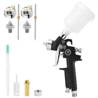 Kcnkcn Mini Hvlp Air Spray Gun Kit, With 0.8MM 1.0MM NOZZLES&125CC Black New. Price: $26.05.