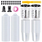 Disposable Paint System 20 Ounce 600ML Kit 50 Pack With Lids,... New. Price: $73.52.