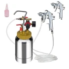 Uimoso 2L/0.5GAL Spray Paint Pressure Pot Tank 1.8MM Nozzle Gun Hoses Kit New. Price: $52.99.