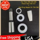For Titan 440 540 640 Airless Spray Piston Rod 704551 W/ Seal Repair Kit 704586 New. Price: $24.87.