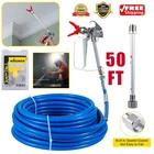 Airless Paint Spray Hose Kit 50FT 1/4IN Swivel Joint 3600PSI With 517 Tip Stock New. Price: $45.99.