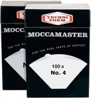 85022 Moccamaster #4 Paper Filters, White (2)... (original Version) New. Price: $33.95.
