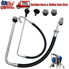 Stainless Steel Suction Hose & Reflux Line Sets For Graco 390 395 490 495 595 New. Price: $47.90.