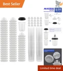 Disposable Paint Spray Gun Cup Liners Lid System 50 Pack 6OZ For Automotive P... New. Price: $89.98.