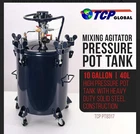 Resin Casting 10 Gallon (40 Liters) Pressure Pot Tank - Air Tight Clamp Lid Open. Price: $350.00.