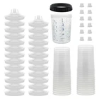 Mps Disposable Paint Spray Gun Cup Liners And Lid System, 27 Ounce Kit, 25 Pack New. Price: $49.99.