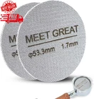 2 Packs 53.3MM Stainless Steel Espresso Puck Screen For 54MM Portafilter New. Price: $12.11.