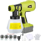 Cordless Paint Sprayer Electric Hvlp Gun For Ryobi 18V Li-ion Battery Us New. Price: $41.34.