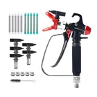 Aeropro Tools Airless Paint Sprayer Gun With 5 Tips & 10 Black New. Price: $102.82.
