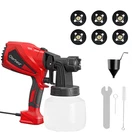 600ML Paint Sprayer Hvlp Electric Gun With Container Red New. Price: $19.99.