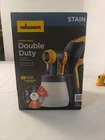 Wagner Control Double Duty Stain Sprayer With Adjustable Patter Used New. Price: $80.00.