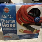 K&h Pet Products Thermo Hose Ice-free Water Rubber Red 40 Feet New In Box. Price: $119.25.