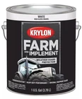 (1 Gallon) Krylon White High Gloss Farm And Implement Paint New. Price: $39.99.