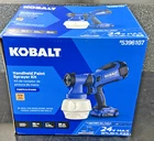 Kobalt 24V Brushless Handheld Paint Sprayer Kit 5396107 New. Price: $195.00.