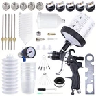 Hvlp Spray Gun With 10PCS 600ML Disposable Paint Cups, 5 NOZZLES,1.4/1.7/2.0/... New. Price: $81.86.