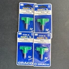 Graco Reversible Airless Paint Spray Tip Rental Pro Rnt 619 - Green .019" LOT/4 New. Price: $48.74.